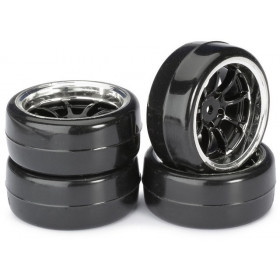 Pneus Drift LP 1/10 "9 Spoke / Profile B" (4) Pneus Drift LP 1/10 "9 Spoke / Profile B" (4)-2510043