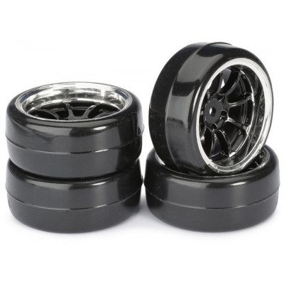 Pneus Drift LP 1/10 "9 Spoke / Profile B" (4)-2510043