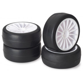 Pneus Onroad 1/10 "15 Spoke / Slick" (4) Pneus Onroad 1/10 "15 Spoke / Slick" (4)-2510002