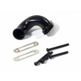 ALUMINUM EXHAUST HEADER (BLACK) ALUMINUM EXHAUST HEADER (BLACK)
