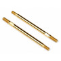 TITANIUM NITRIDE COATED SHOCK SHAFT 3x50mm (2pcs)