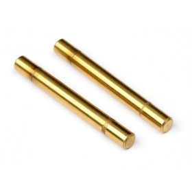 TITANIUM NITRIDE SUSPENSION SHAFT 3x27mm (2pcs) TITANIUM NITRIDE SUSPENSION SHAFT 3x27mm (2pcs)