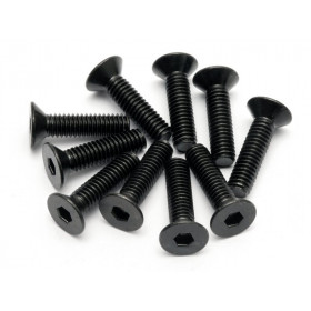 FLAT HEAD SCREW M4x15mm (HEX SOCKET/10pcs) FLAT HEAD SCREW M4x15mm (HEX SOCKET/10pcs)