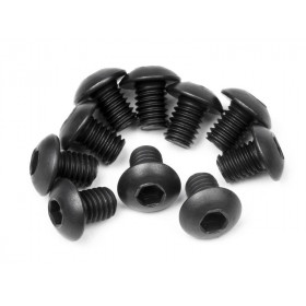 BUTTON HEAD SCREW M3x4mm (HEX SOCKET/10pcs) BUTTON HEAD SCREW M3x4mm (HEX SOCKET/10pcs)