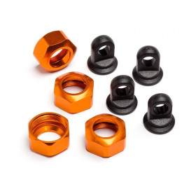 Shock Caps For 101090, 101091 and 101185 Trophy Series 4Pcs (Orange) Shock Caps For 101090, 101091 and 101185 Trophy Series 4Pcs (Orange)