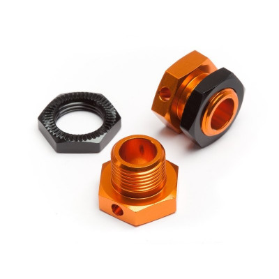 5mm Hex Wheel Adapters Trophy Buggy (Orange/Black)