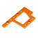 Centre Gearbox Mounting Plate Trophy Truggy Flux (Orange) Centre Gearbox Mounting Plate Trophy Truggy Flux (Orange)