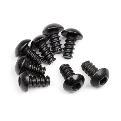 TP. BUTTON HEAD SCREW M3x6mm (HEX SOCKET/8pcs)