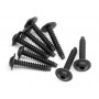 TP FLANGED SCREW M3x18mm (HEX SOCKET/8pcs)