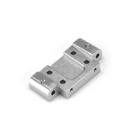 ALUMINUM FRONT SUSPENSION ARM MOUNT (5 DEG/SILVER) ALUMINUM FRONT SUSPENSION ARM MOUNT (5 DEG/SILVER)