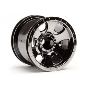 WARLOCK WHEEL BLACK CHROME (2.2in/2pcs) WARLOCK WHEEL BLACK CHROME (2.2in/2pcs)