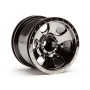 WARLOCK WHEEL BLACK CHROME (2.2in/2pcs)