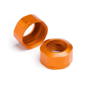SHOCK CAP 12xM13x0.8mm (ORANGE/GROOVED/2pcs) SHOCK CAP 12xM13x0.8mm (ORANGE/GROOVED/2pcs)