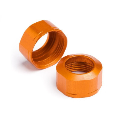 SHOCK CAP 12xM13x0.8mm (ORANGE/GROOVED/2pcs)