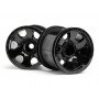 WARLOCK WHEEL BLACK (2.2in/2pcs)