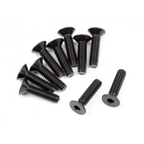 FLAT HEAD SCREW M2.5x10mm (HEX SOCKET/10pcs) FLAT HEAD SCREW M2.5x10mm (HEX SOCKET/10pcs)