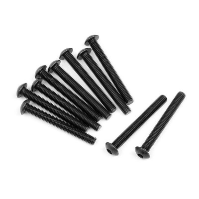 BUTTON HEAD SCREW M3x25mm (10pcs)