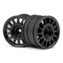WR8 RALLY OFF-ROAD WHEEL BLACK (48X33MM/2PCS)