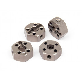 ALUMINUM LOCKING HEX WHEEL HUB (12mm/4pcs) ALUMINUM LOCKING HEX WHEEL HUB (12mm/4pcs)