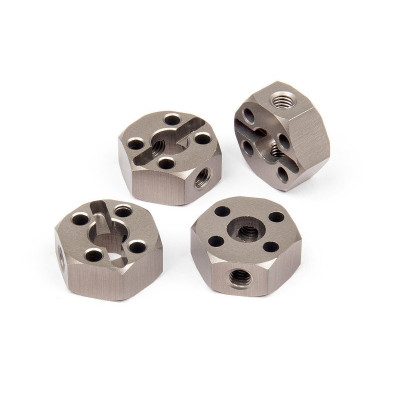 ALUMINUM LOCKING HEX WHEEL HUB (12mm/4pcs)