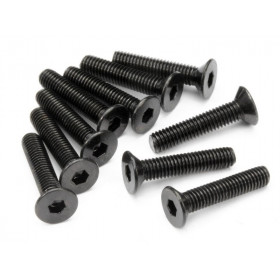 FLAT HEAD SCREW M3x15mm (HEX SOCKET/10pcs) FLAT HEAD SCREW M3x15mm (HEX SOCKET/10pcs)