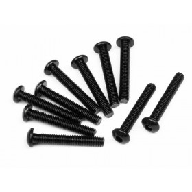 BUTTON HEAD SCREW M3x20mm (HEX SOCKET/10pcs) BUTTON HEAD SCREW M3x20mm (HEX SOCKET/10pcs)
