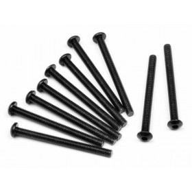 BUTTON HEAD SCREW M3x35mm (HEX SOCKET/10pcs) BUTTON HEAD SCREW M3x35mm (HEX SOCKET/10pcs)