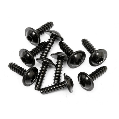 TP. FLANGED SCREW M3x10mm (HEX SOCKET/10pcs)