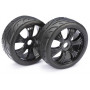 Wheel Set LP Buggy äStreetô black 1:8 (2 pcs)
