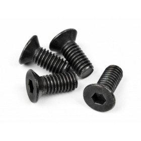 FLAT HEAD SCREW M4x10mm (HEX SOCKET/THIN TYPE/4pcs) FLAT HEAD SCREW M4x10mm (HEX SOCKET/THIN TYPE/4pcs)