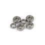 Chrome Ball Bearing "ABEC 3", metal shielded , 4X8X3 - MR84ZZ, (2 pcs)