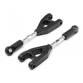 UPPER SUSPENSION ARMS REAR 2PCS (Blackout MT) UPPER SUSPENSION ARMS REAR 2PCS (Blackout MT)-MV24044