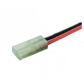 Mini  Tamiya  connector,  Female,  silicon  wire  14AWG,  10cm  (1pc) Mini  Tamiya  connector,  Female,  silicon  wire  14AWG,  10cm  (1pc)