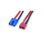Conversion lead E-Flite male - Deans male, silicon wire 14AW