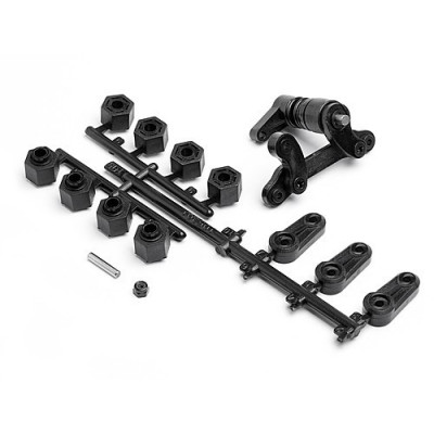 STEERING ARM/SERVO SAVER SET