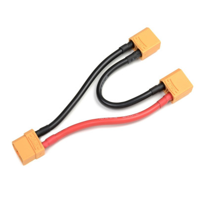 Power Y-Lead - Serial - XT-90 AS Anti-Spark - 10AWG Siliconc