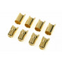 Connector - 6.5mm - Gold Plated - Male + Female - 4 pairs