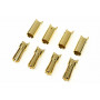 Connector - 5.5mm - Gold Plated - Male + Female - 4 pairs