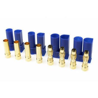 Connector - EC-5 - Gold Plated - Male + Female - 2 pairs