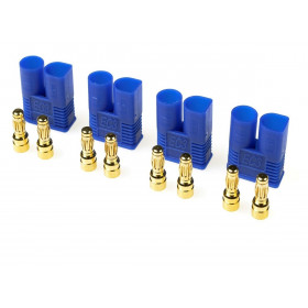 Connector - EC-3 - Gold Plated - Male - 4 pcs Connector - EC-3 - Gold Plated - Male - 4 pcs