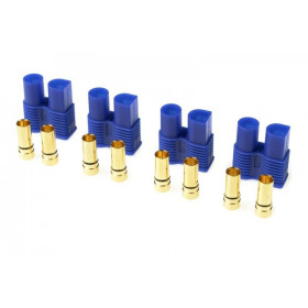 Connector - EC-3 - Gold Plated - Female - 4 pcs Connector - EC-3 - Gold Plated - Female - 4 pcs