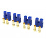 Connector - EC-3 - Gold Plated - Female - 4 pcs