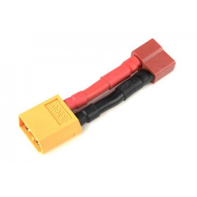 Power Adapter Lead Deans Plug to XT-60 Plug 12AWG Silicone Power Adapter Lead Deans Plug to XT-60 Plug 12AWG Silicone