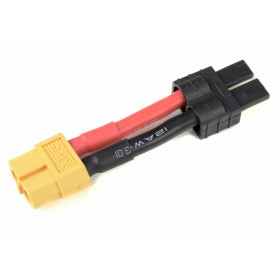 Power Adapter Lead XT-60 Socket to TRX Socket 12AWG Silicone Power Adapter Lead XT-60 Socket to TRX Socket 12AWG Silicone