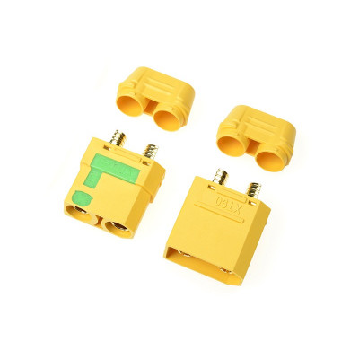 Connector XT-90S Anti Spark w/ Cap Gold Plated Male + Female