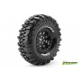 CR-CHAMP - 1-10 Crawler Tire Set - Mounted - Super Soft - Bl