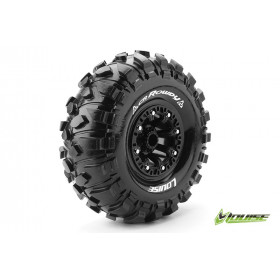 CR-ROWDY 1:10 Crawler Tire Set Mounted Super Soft Black 2.2 CR-ROWDY 1:10 Crawler Tire Set Mounted Super Soft Black 2.2