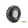 CR-ROWDY 1:10 Crawler Tire Set Mounted Super Soft Black 2.2