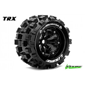 MT-MCROSS 1:8 Monster Truck Tire Set Mounted Medium Black MT-MCROSS 1:8 Monster Truck Tire Set Mounted Medium Black