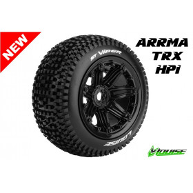 ST-VIPER 1:8 Stadium Truck Tire Set Mounted Sport Black 3.8 ST-VIPER 1:8 Stadium Truck Tire Set Mounted Sport Black 3.8